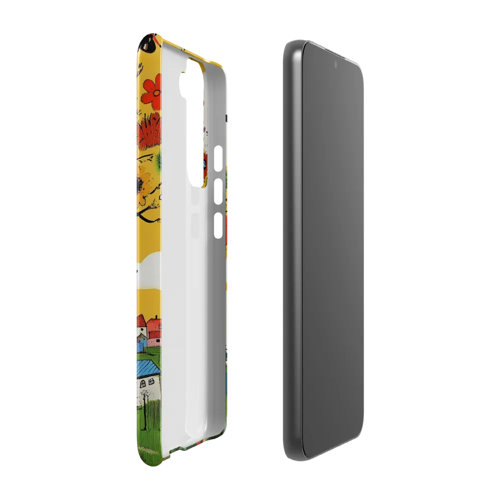 Whimsical Blooms of Life | Phone Case |  S22 Plus | Snap Case | Glossy