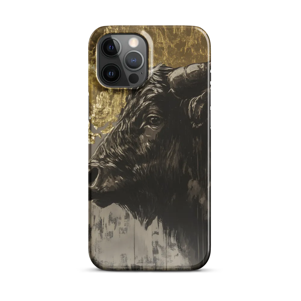 Majestic Bull Against the Golden Horizon