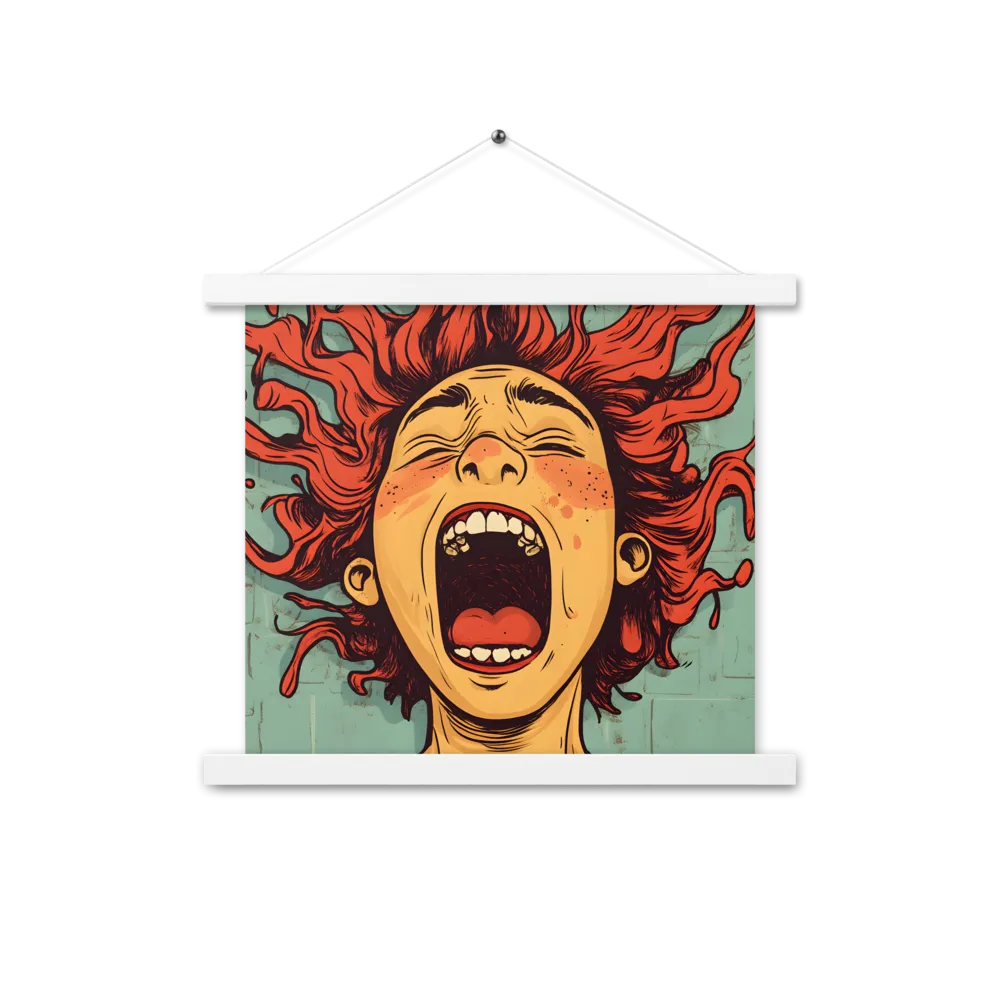 Fury Unleashed | Poster With White Wood Hanger | 14″×14″