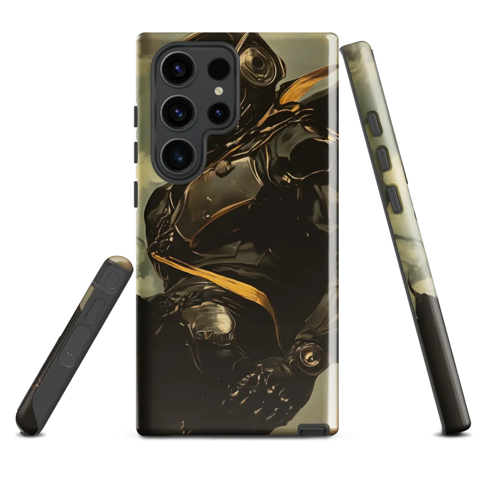Ethereal Explorer: The Enigmatic Astronaut | Phone Case |  S23 Ultra | Tough Case | Glossy