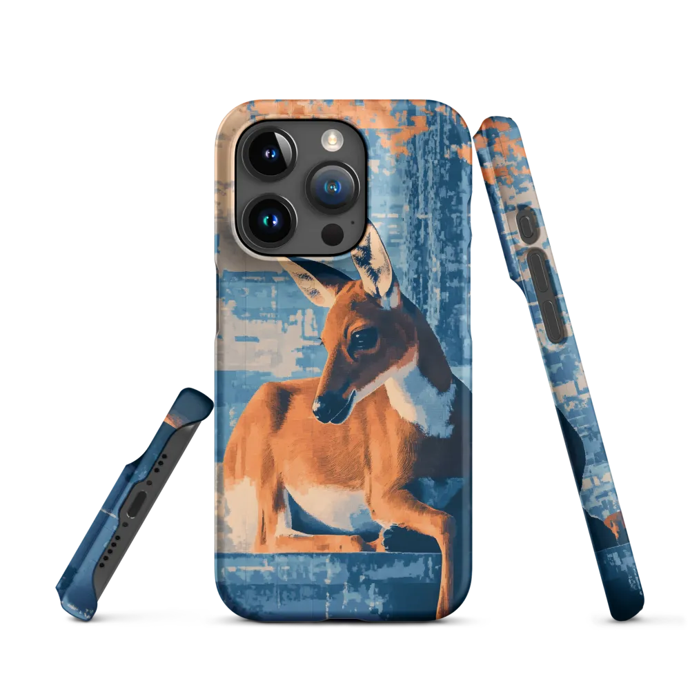 Serenity in Color: The Reclining Deer | Phone Case |  15 Pro | Snap Case | Matte