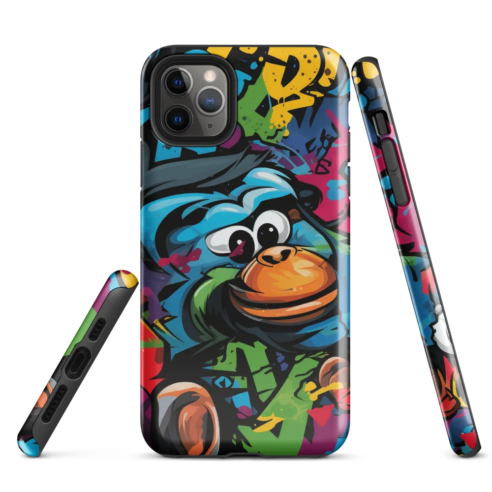 Urban Jungle: A Whimsical Monkey Parade | Phone Case |  11 Pro Max | Tough Case | Glossy