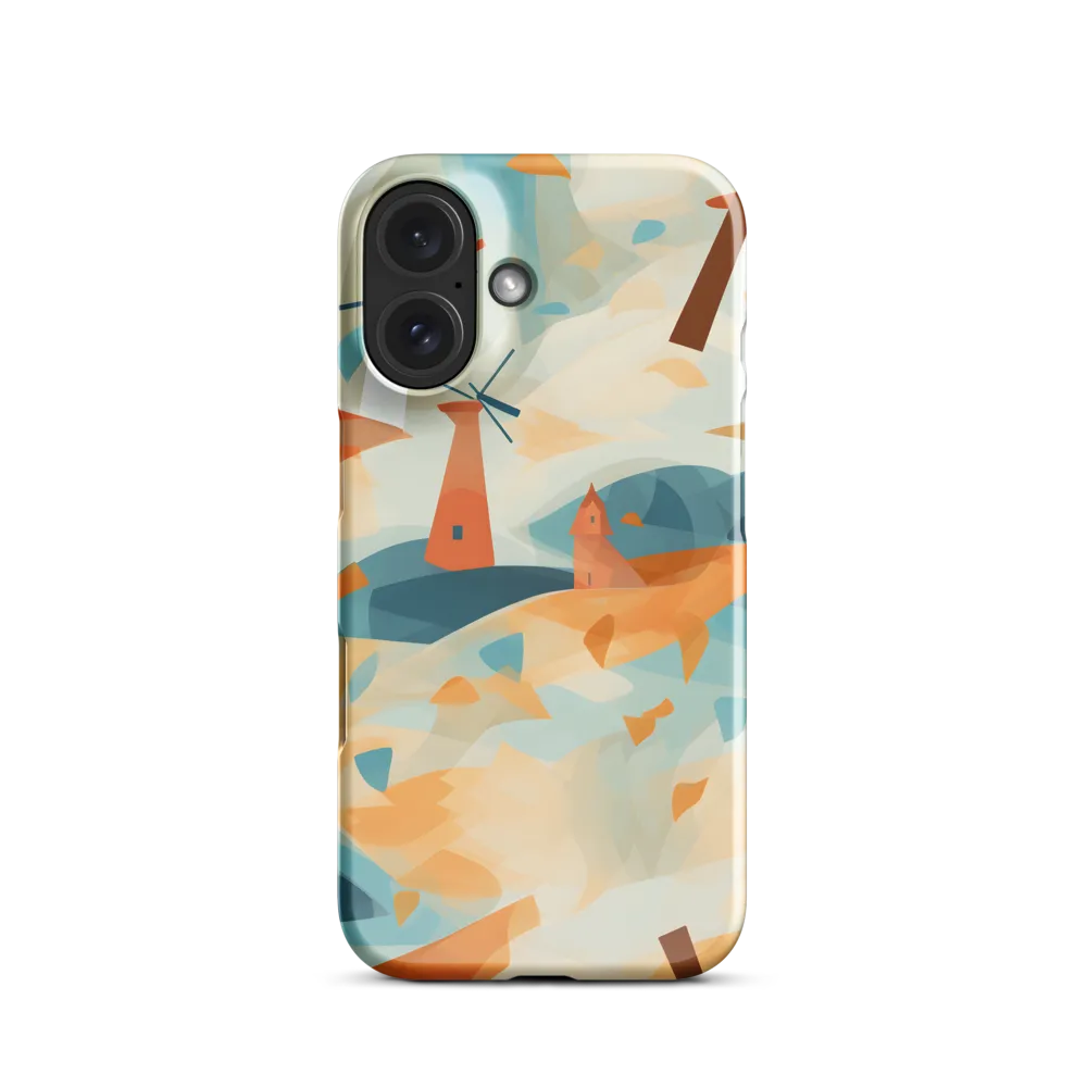 Whimsical Windmills in a Tranquil Landscape | Phone Case |  16 | Snap Case | Glossy