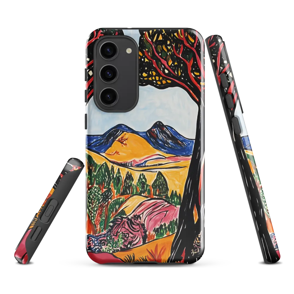 Vibrant Nature's Embrace | Phone Case |  S23 Plus | Tough Case | Glossy