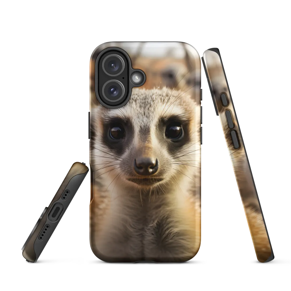 Curious Meerkats in Community | Phone Case |  16 | Tough Case | Matte