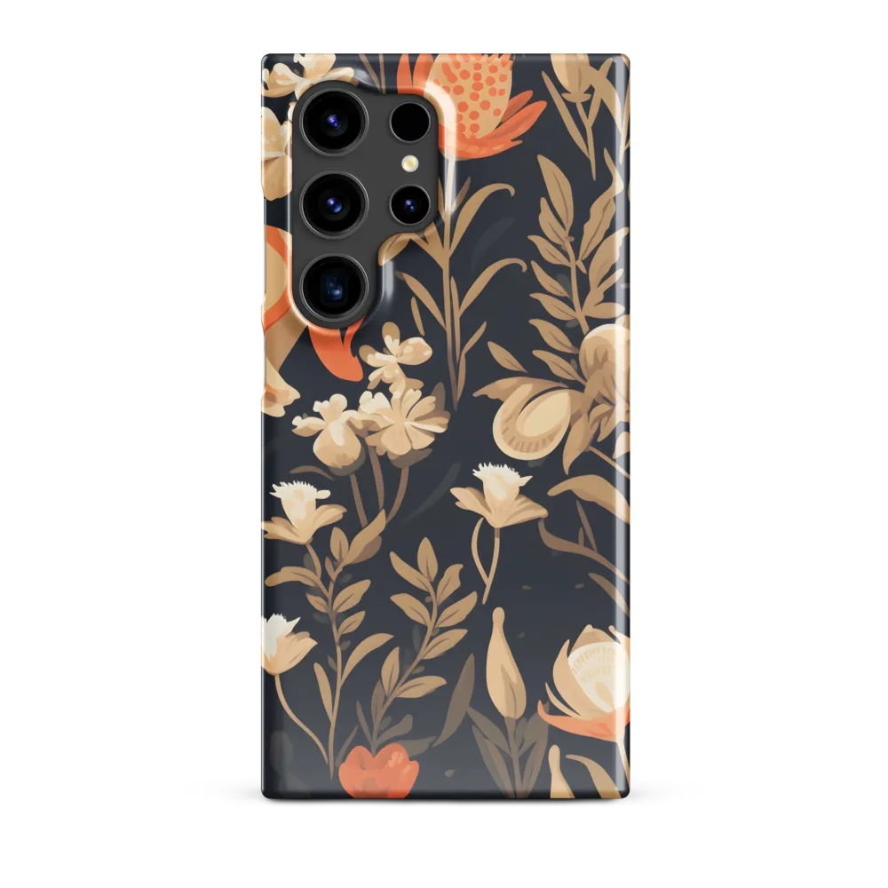 Floral Harmony: A Dance in the Dark
