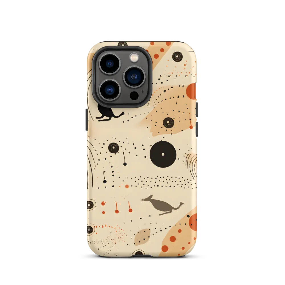 Playful Patterns in Earth Tones | Phone Case |  13 Pro | Tough Case | Matte