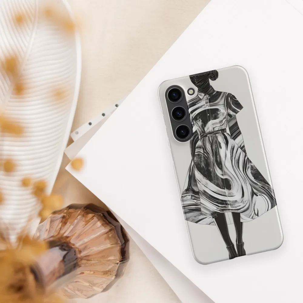 Whirls of Elegance: A Contemporary Fashion Design