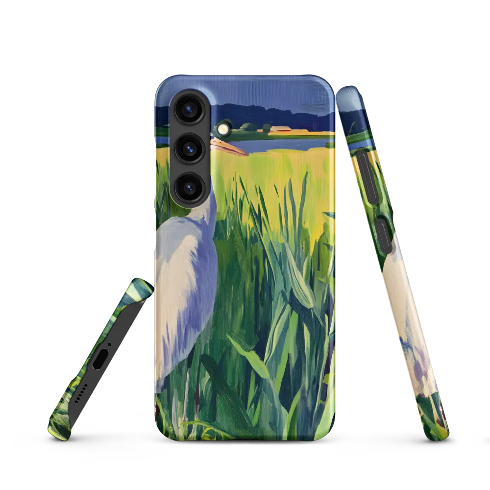 Graceful Presence: The Heron in the Meadow