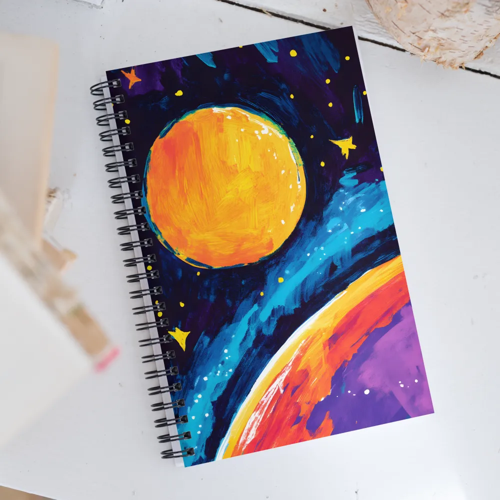 Galactic Harmony | Spiral Notebook