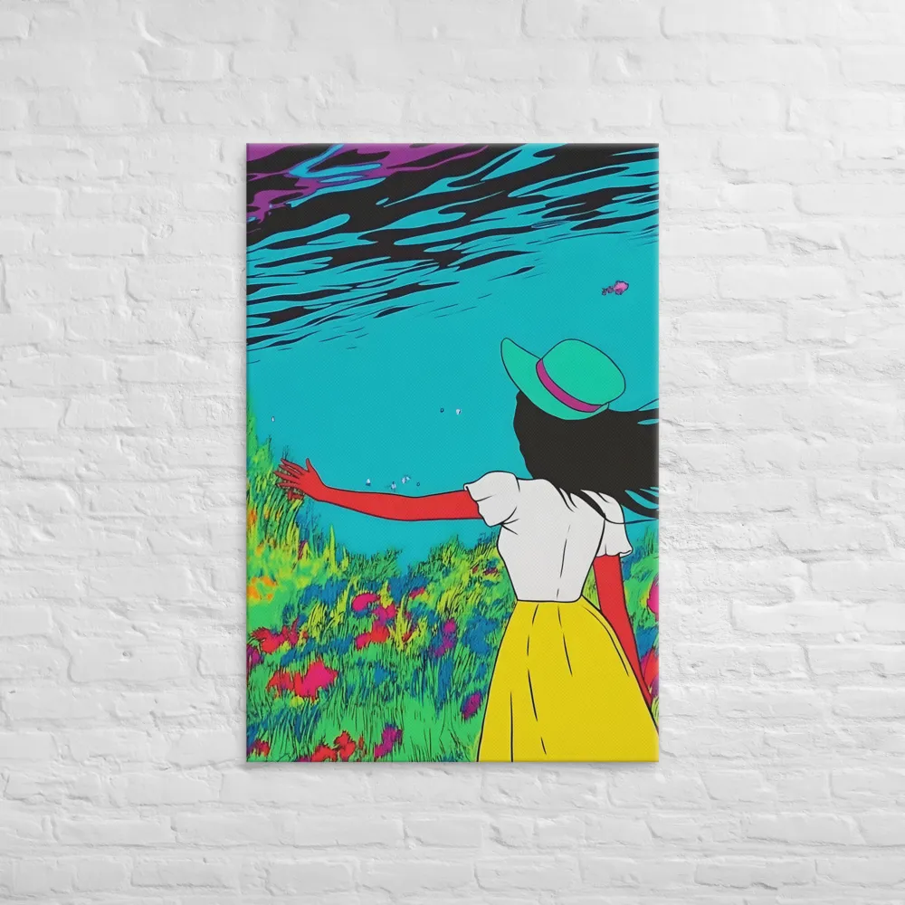 Whimsical Encounter | Canvas | 32″×48″