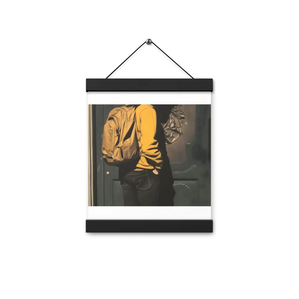 Silent Reflection | Poster With Black Wood Hanger | 8″×10″