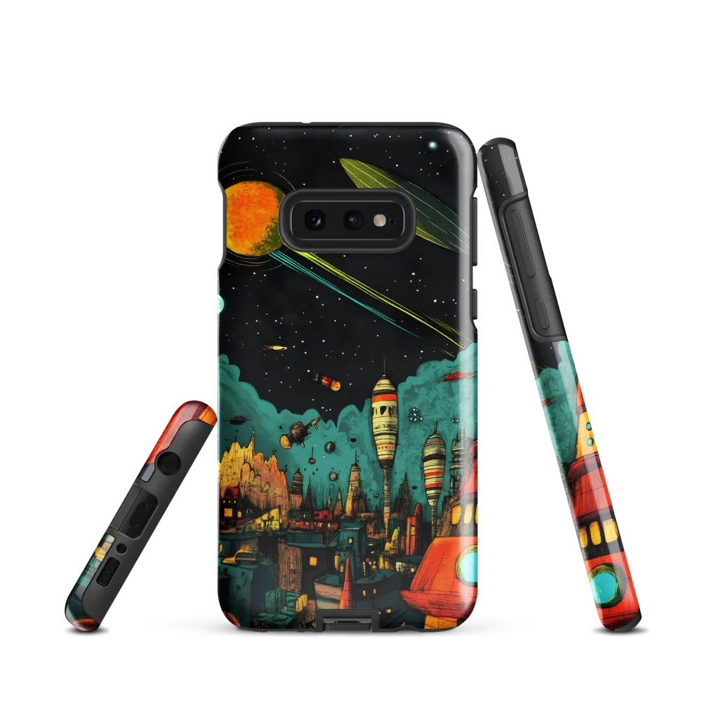 Galactic Cityscape: A Journey Through Imagination