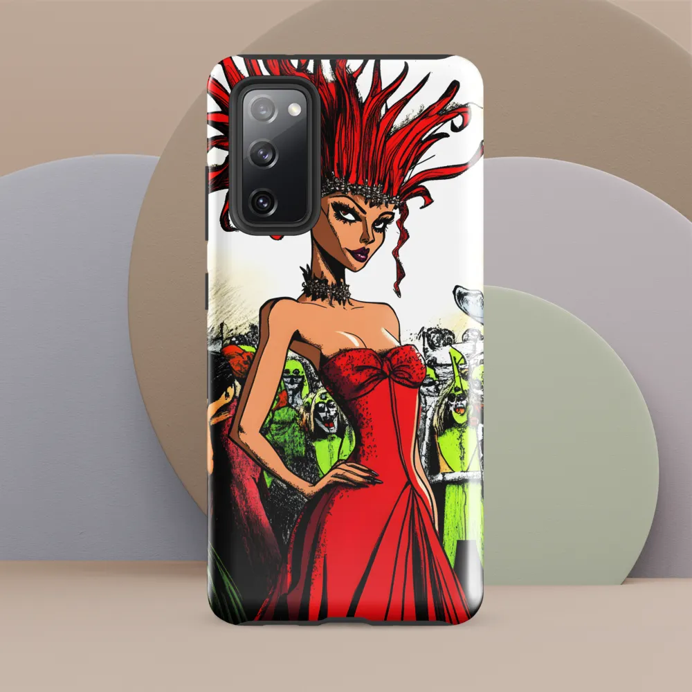 Fiery Elegance: A Fashion Statement
