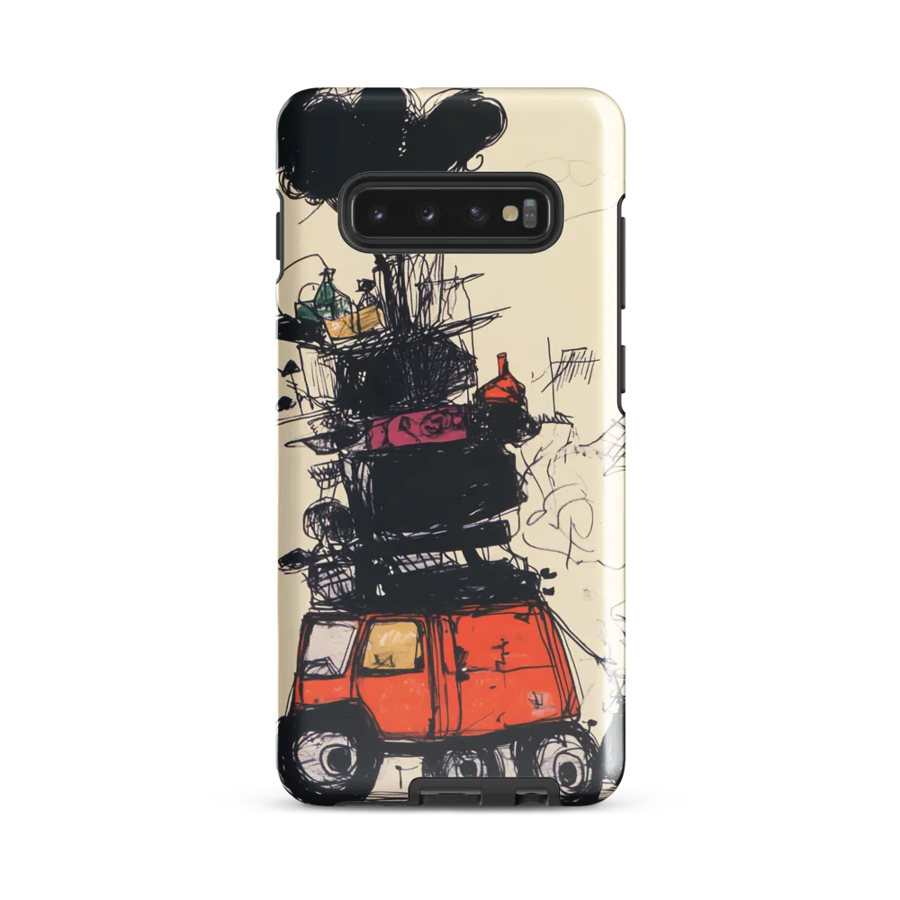 The Whimsical Hauler | Phone Case |  S10 Plus | Tough Case | Glossy