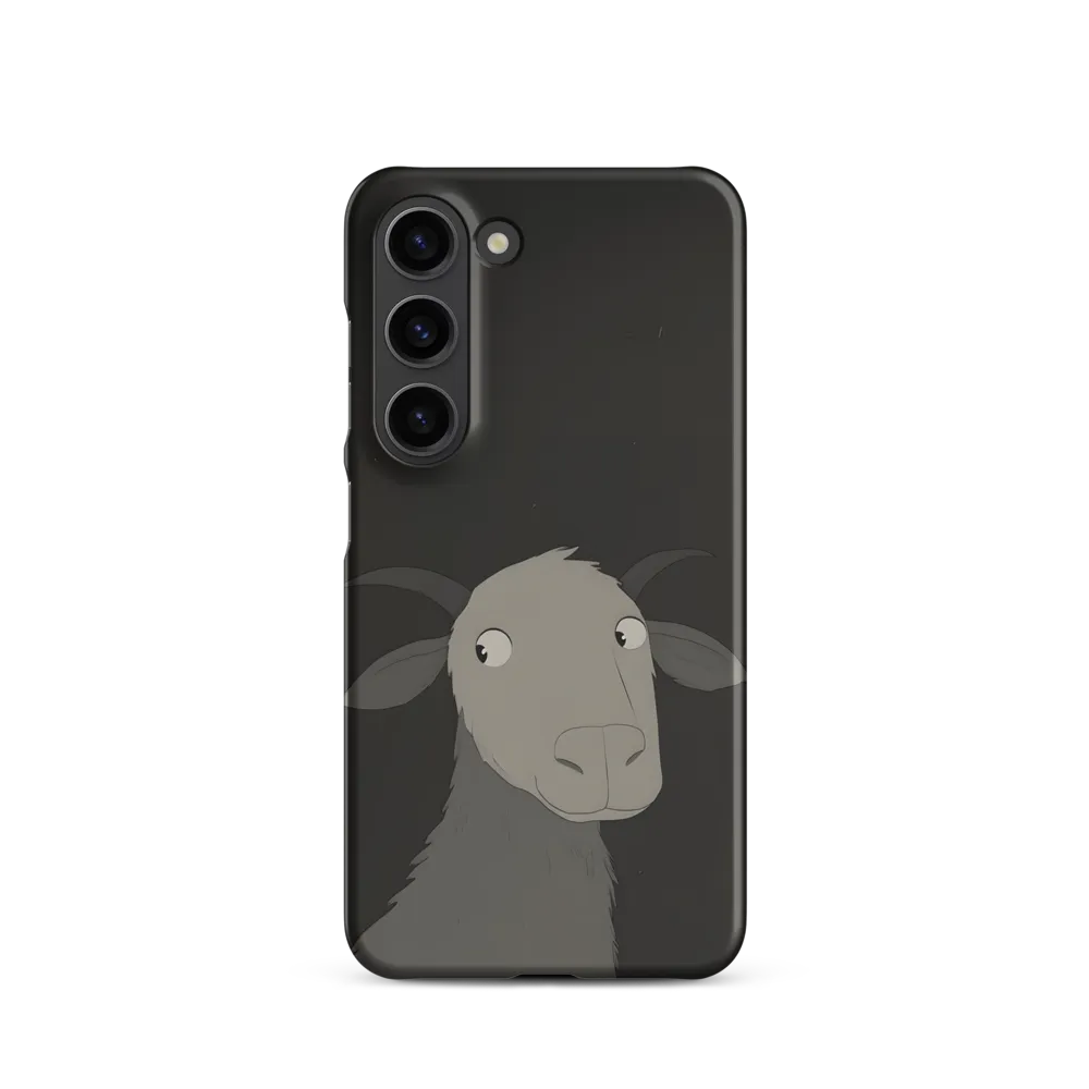 Whimsical Goat in Darkness