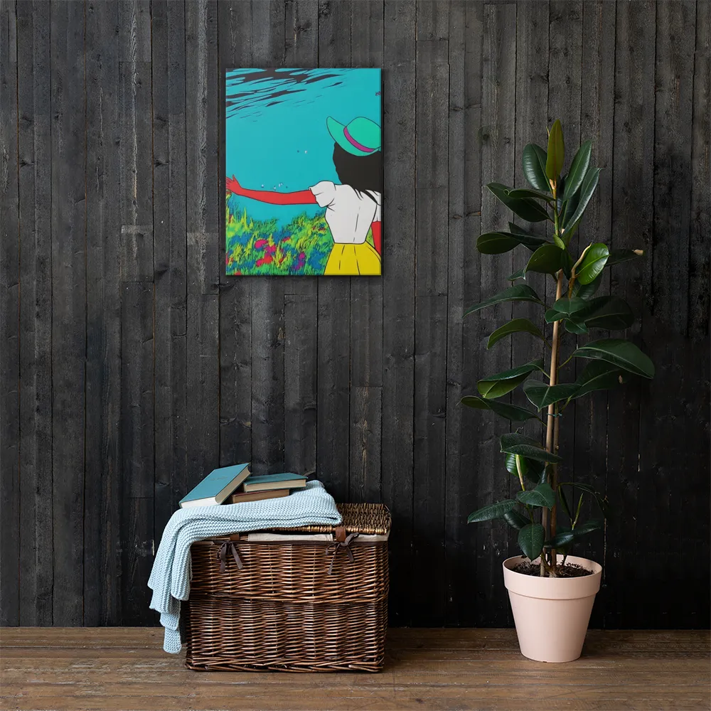 Whimsical Encounter | Canvas | 18″×24″