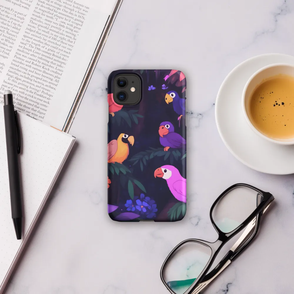 Tropical Parrot Playground | Phone Case |  11 | Snap Case | Matte