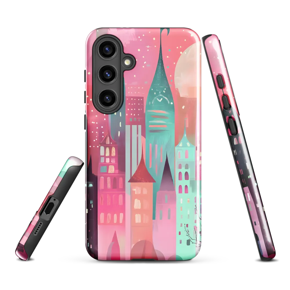 Whimsical City at Dusk