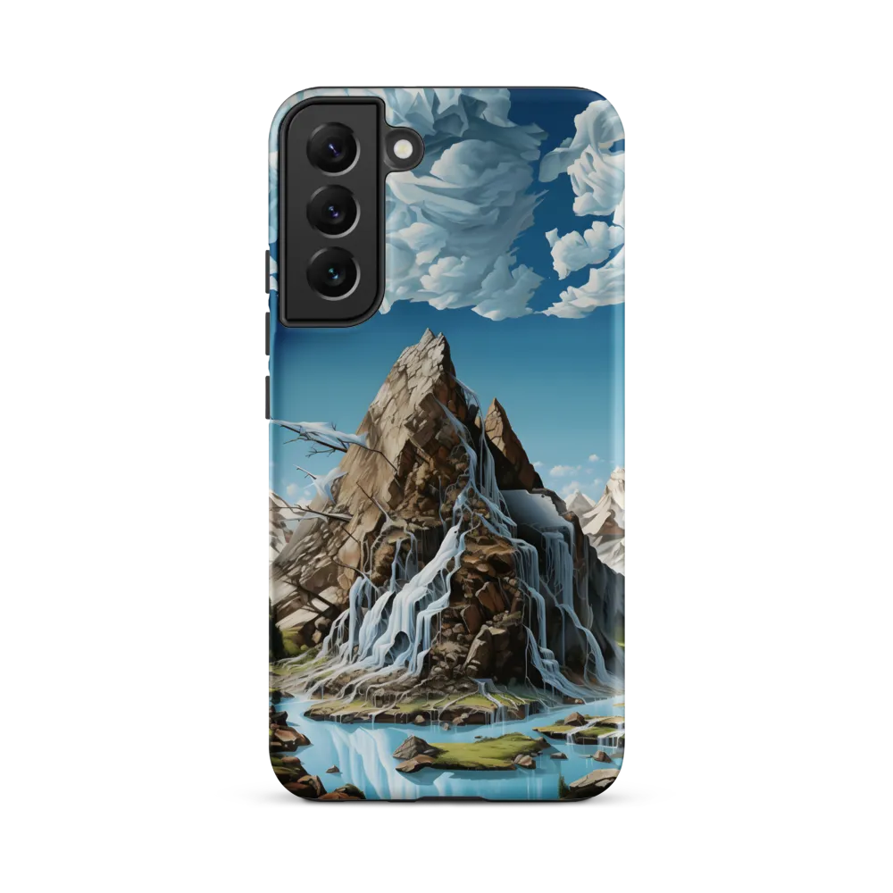 Majestic Cascade: A Mountain Masterpiece
