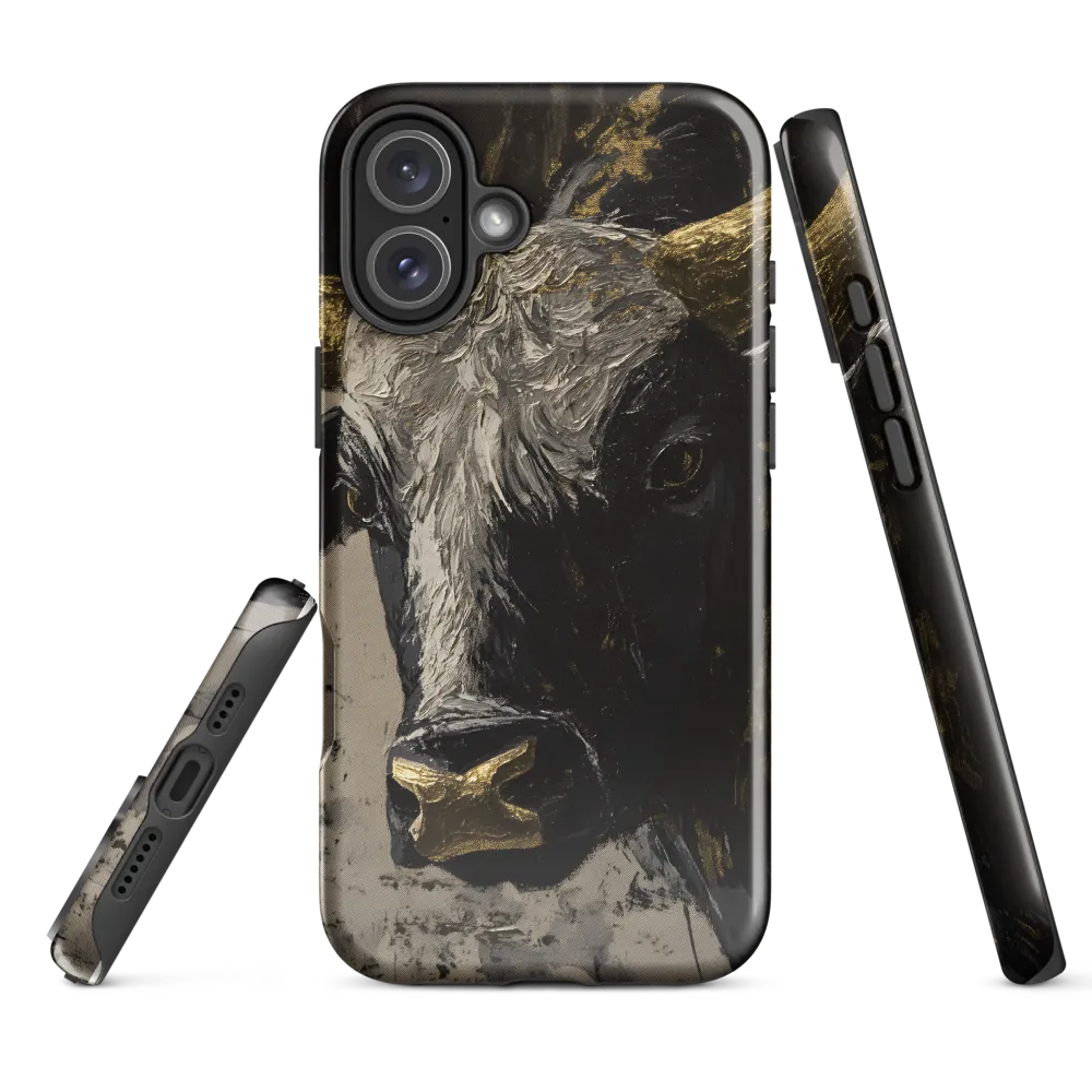 Majestic Bull: The Power in Black and Gold