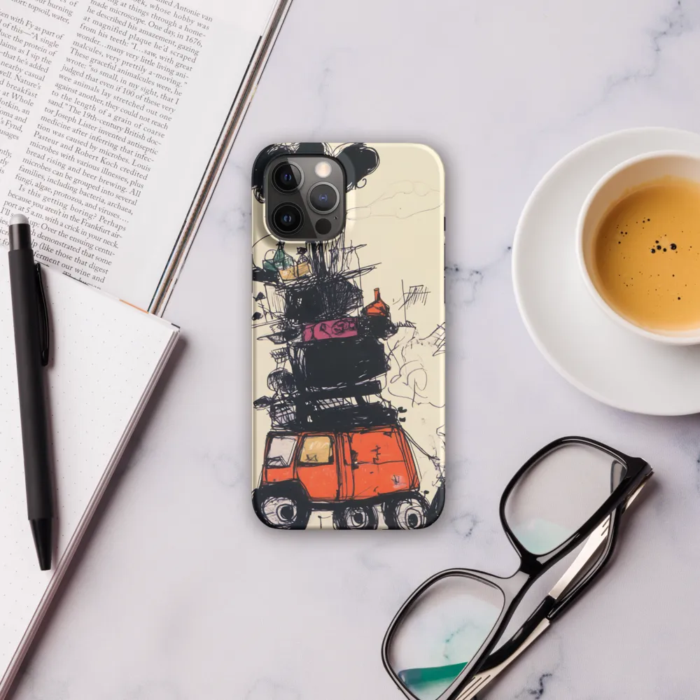 The Whimsical Hauler | Phone Case |  12 Pro Max | Snap Case | Matte