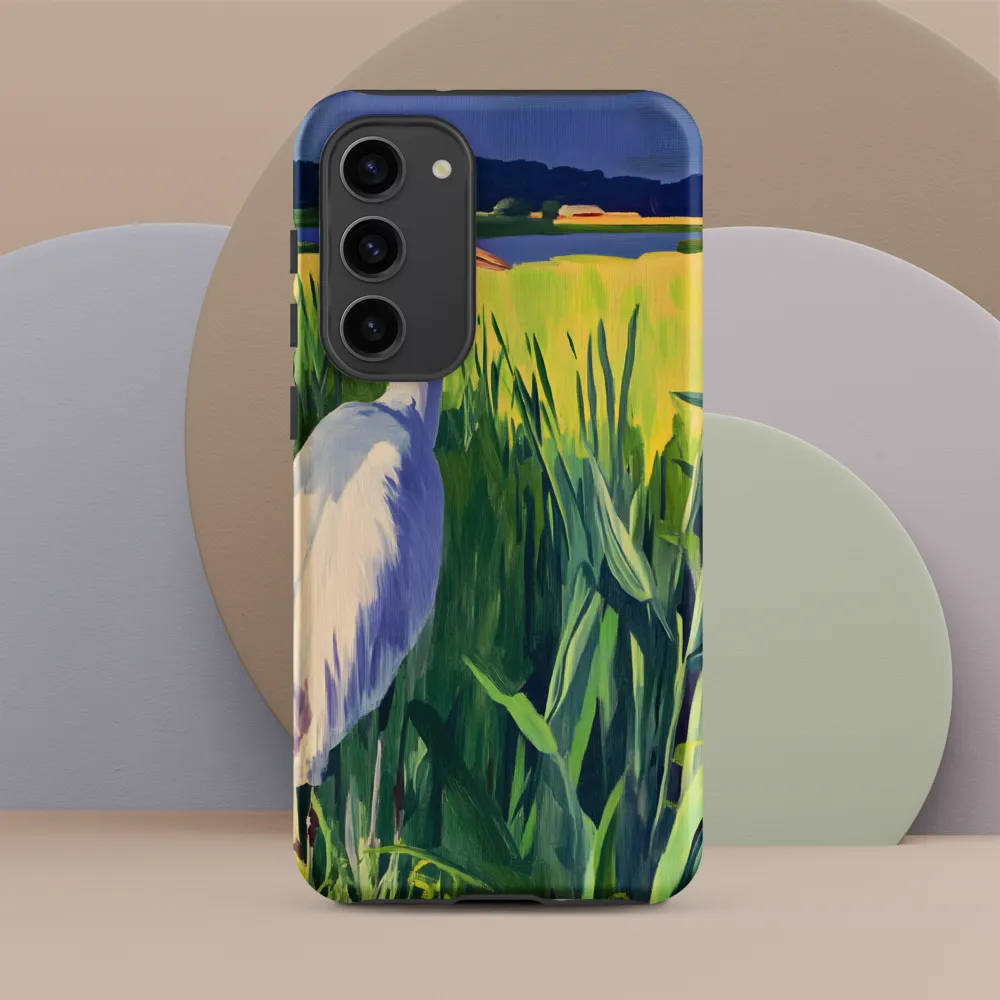Graceful Presence: The Heron in the Meadow