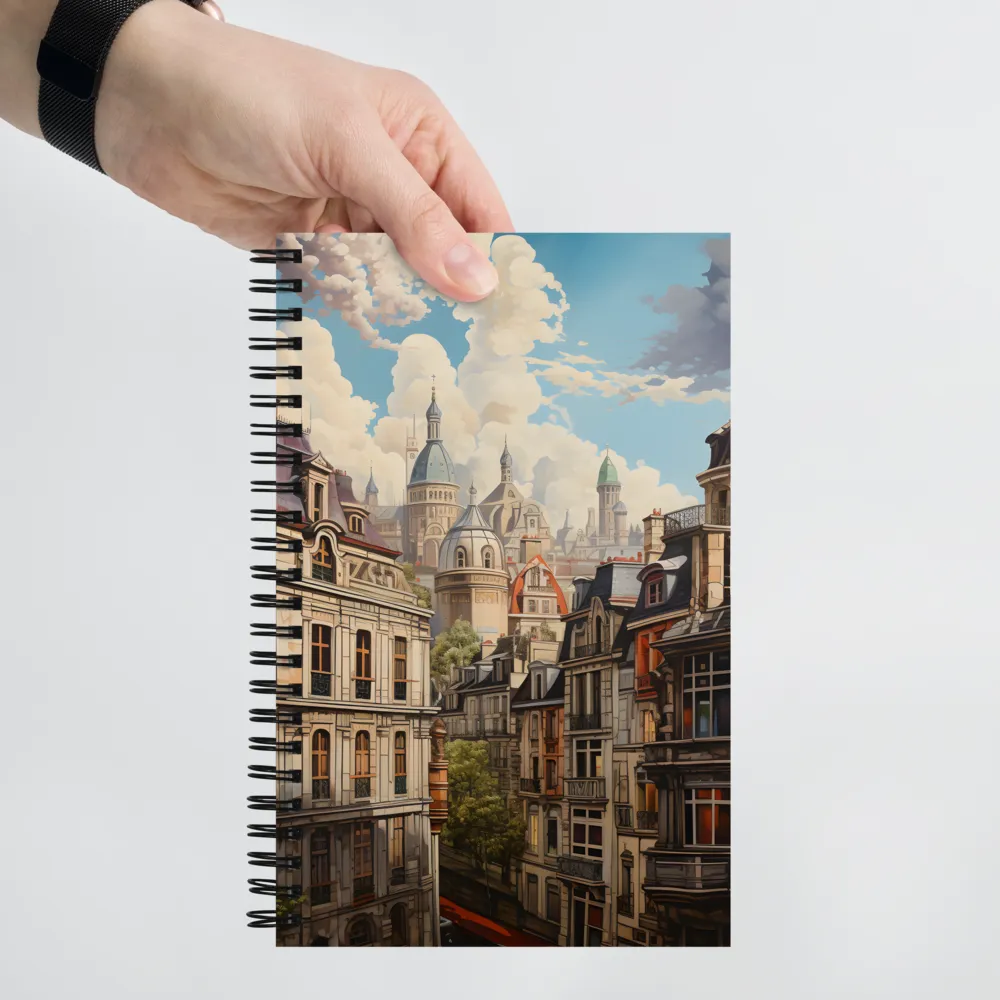 Whispers of a Timeless City | Spiral Notebook