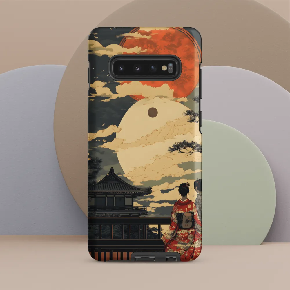 Under the Embrace of the Moon | Phone Case |  S10 Plus | Tough Case | Matte
