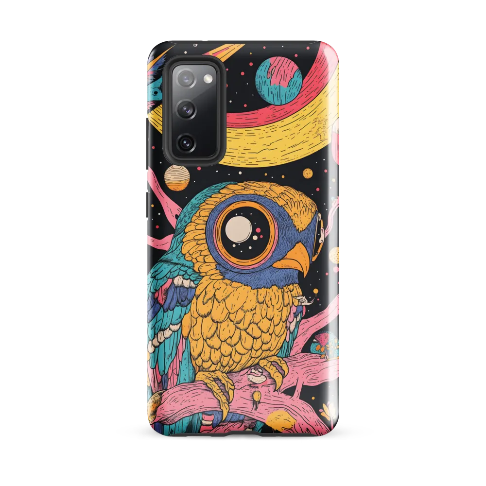 Whimsical Cosmic Owl | Phone Case |  S20 FE | Tough Case | Glossy