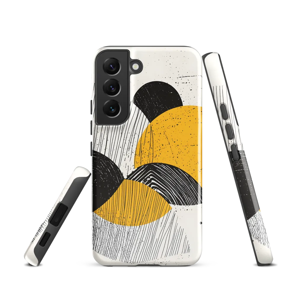 Dynamic Harmony in Black and Yellow
