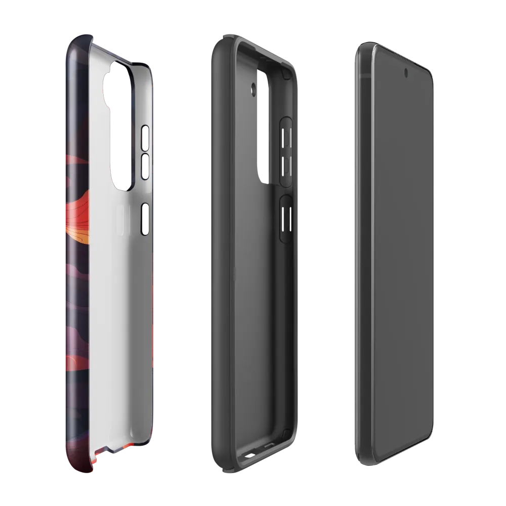 Ethereal Waves of Color | Phone Case |  S21 FE | Tough Case | Glossy