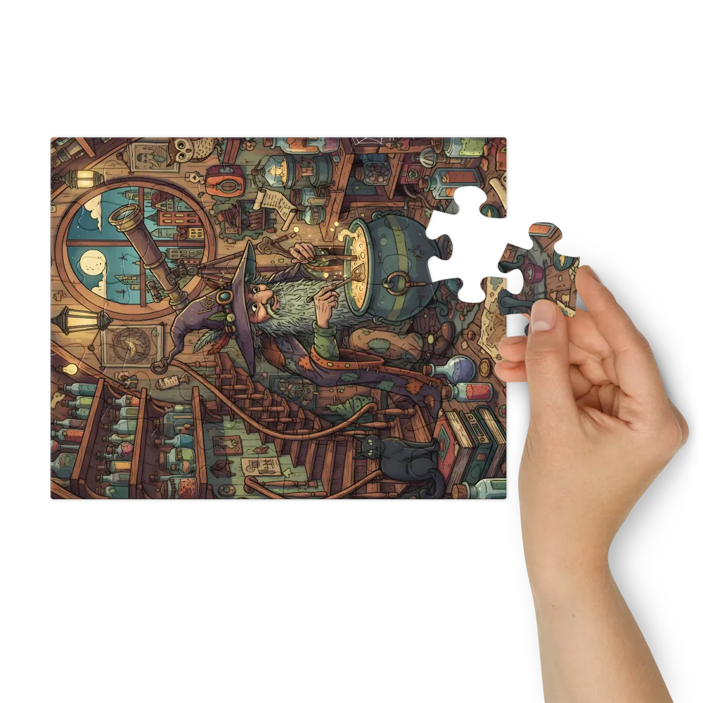 Wizard's Workshop 
 Jigsaw Puzzle in Tin Box