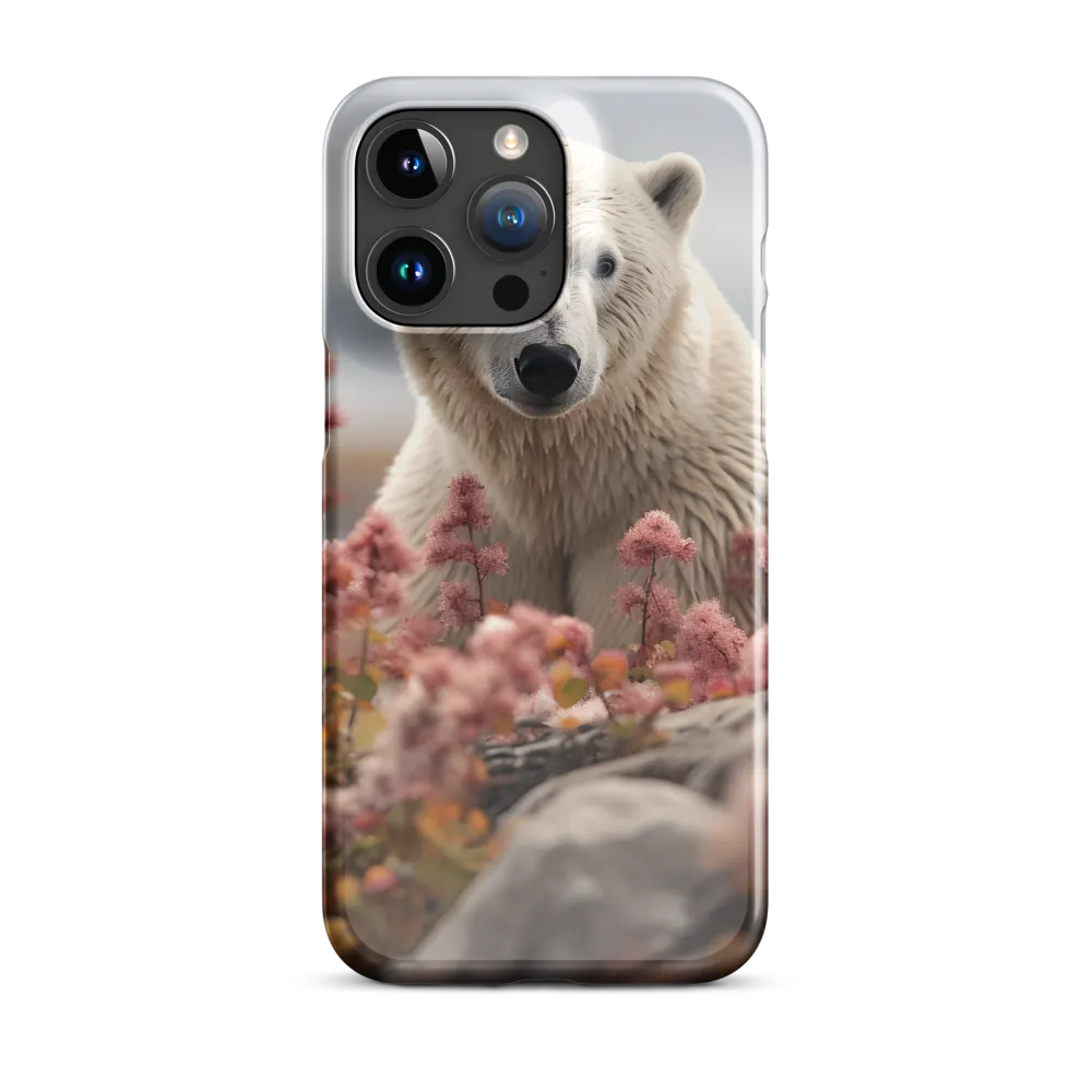 Curiosity Among Blooms: The Polar Bear