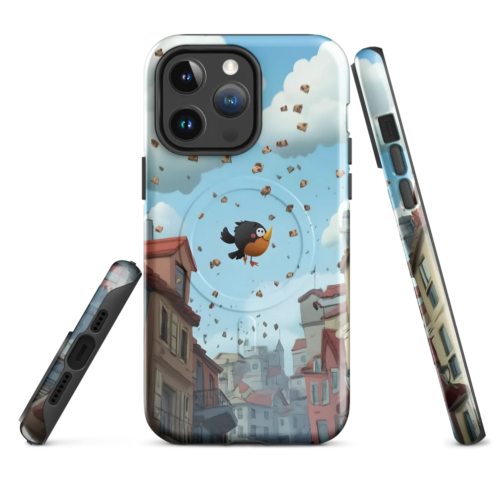 A Whimsical Flight Through Bread and Sky