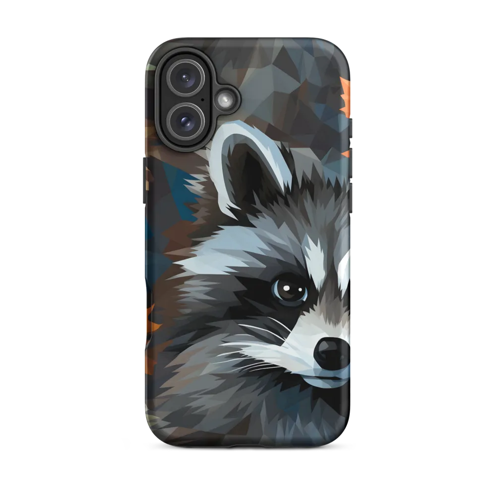 Whispers of Autumn: The Raccoon's Gaze