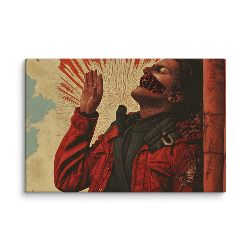 Defiant Echoes of Ruin | Canvas | 12″×18″