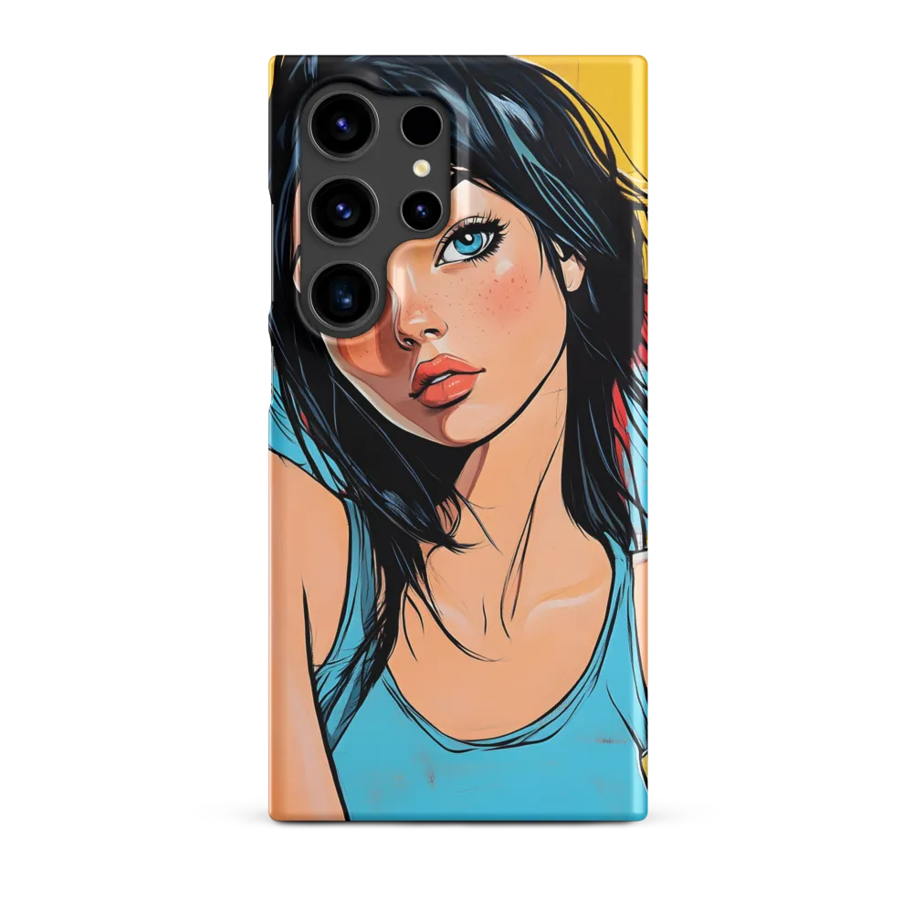 Vibrant Portrait of Modern Youth | Phone Case |  S24 Ultra | Snap Case | Matte