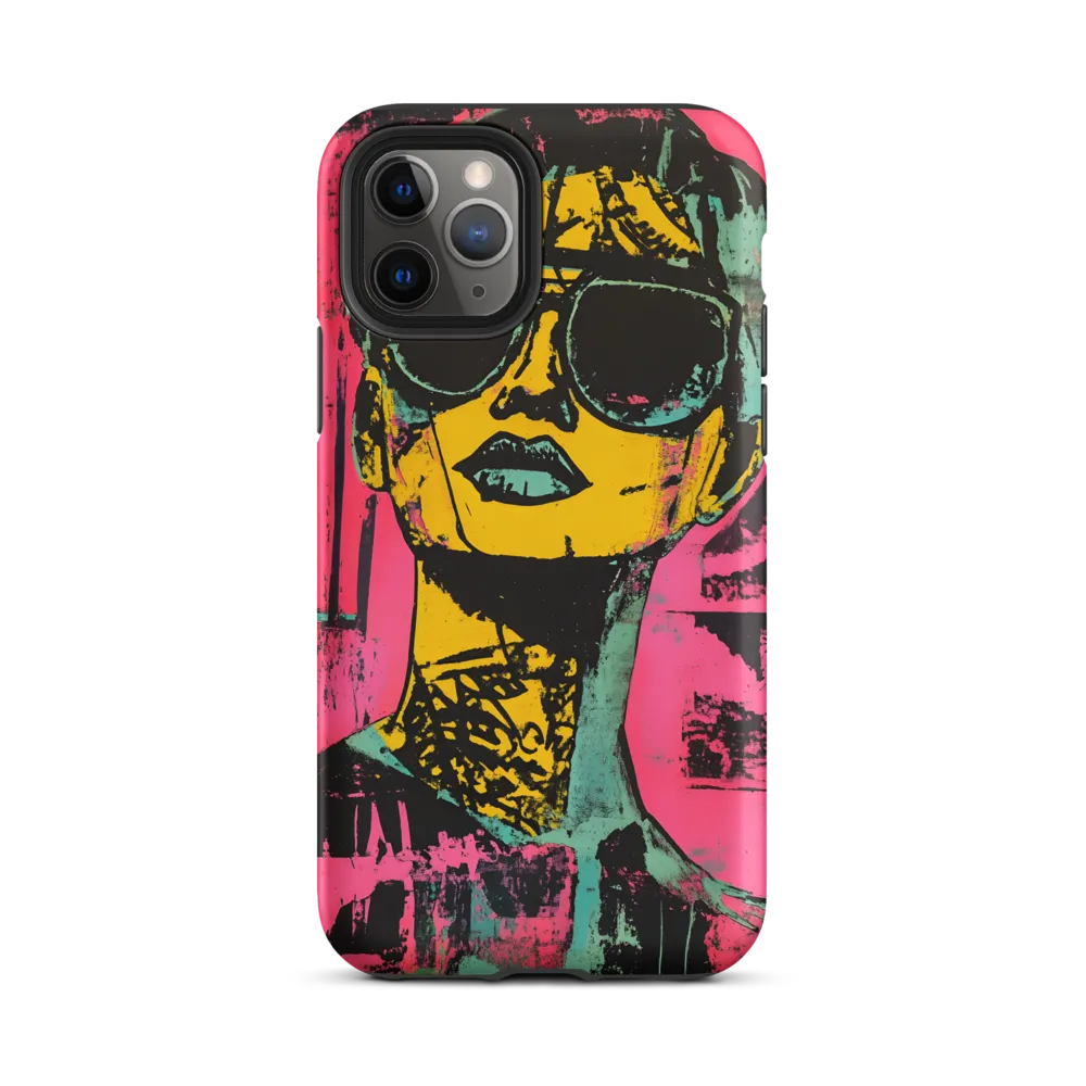 Confident Portrait in Neon Colors