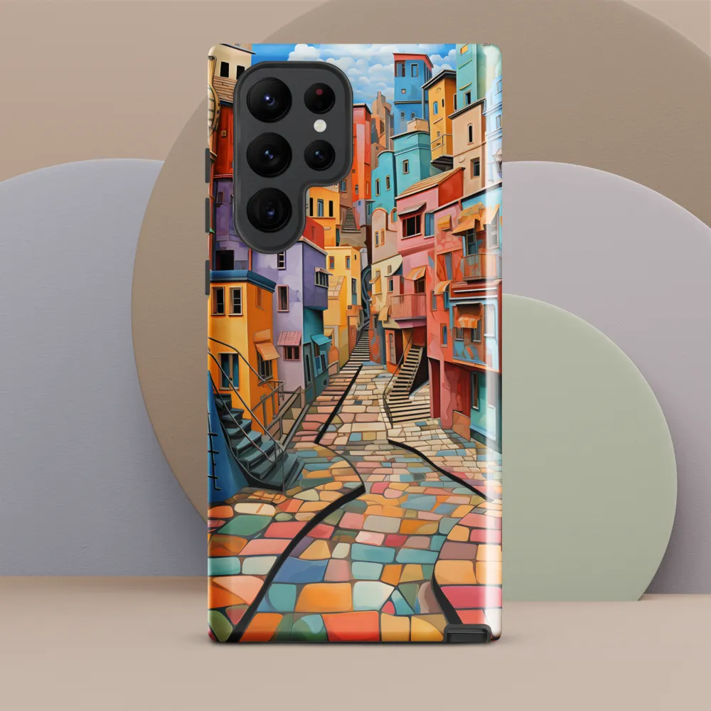 Vibrant Cityscape: A Kaleidoscope of Colors