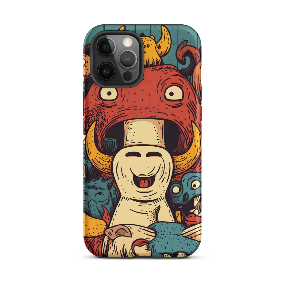 Whimsical Gathering of Creatures | Phone Case |  12 Pro Max | Tough Case | Matte