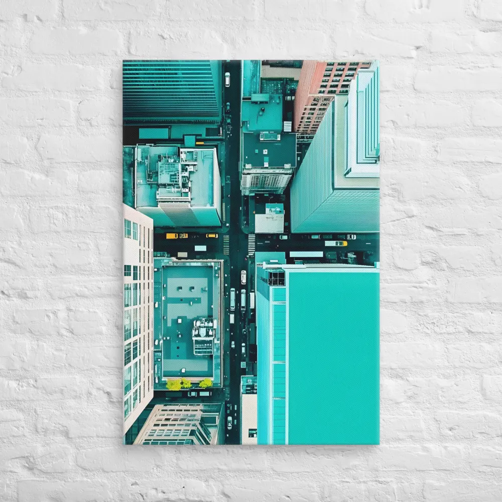 Urban Geometry: Aerial Perspective | Canvas | 24″×36″