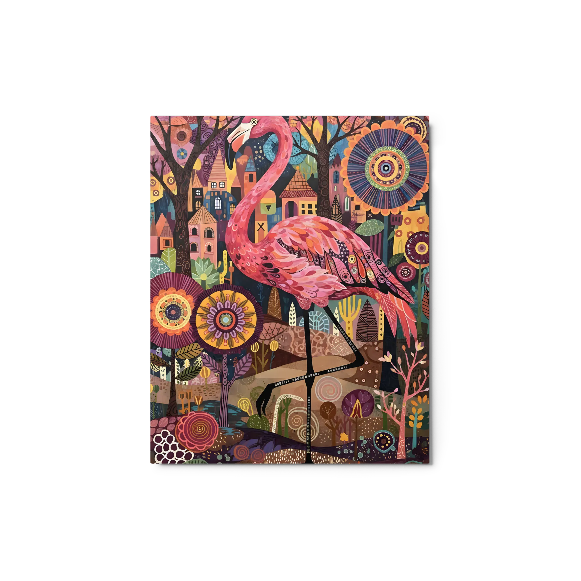 Whimsical Flamingo Garden