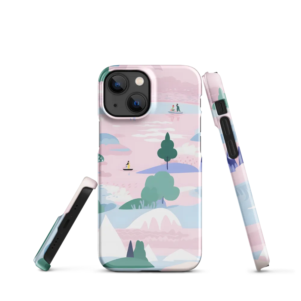 Whimsical Reflections: A Journey Through Landscapes | Phone Case |  13 Mini | Snap Case | Glossy