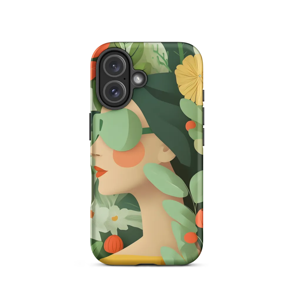 Nature's Serenity: A Modern Portrait | Phone Case