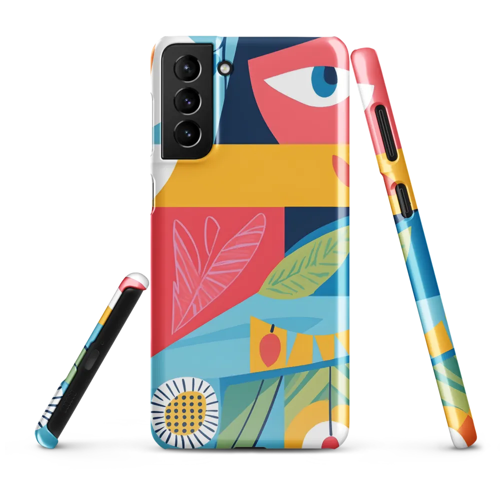 Vibrant Geometric Visage