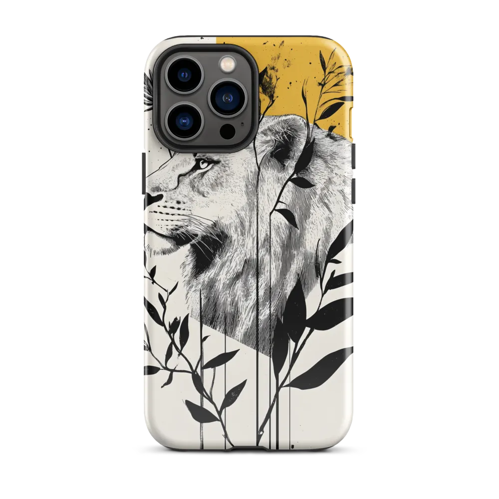 Regal Serenity: The Lion and Flora