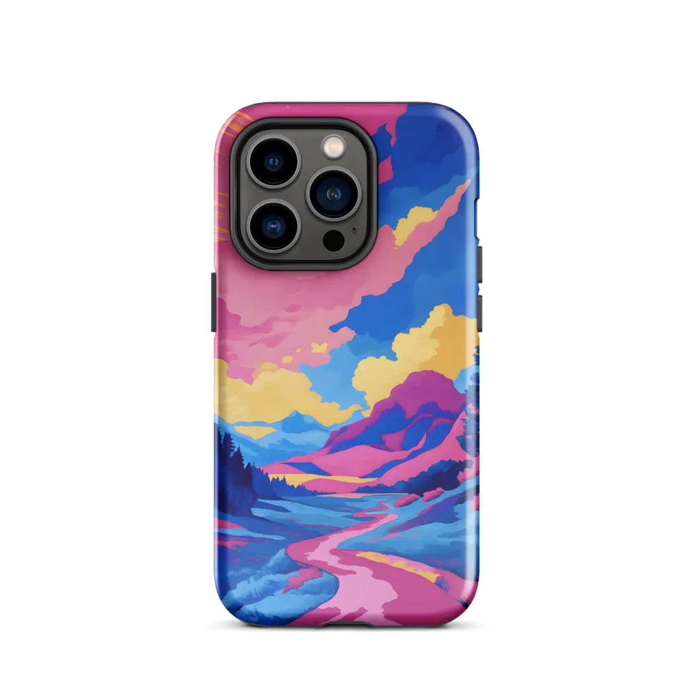 Dreamscape: The Serene River | Phone Case |  14 Pro | Tough Case | Glossy