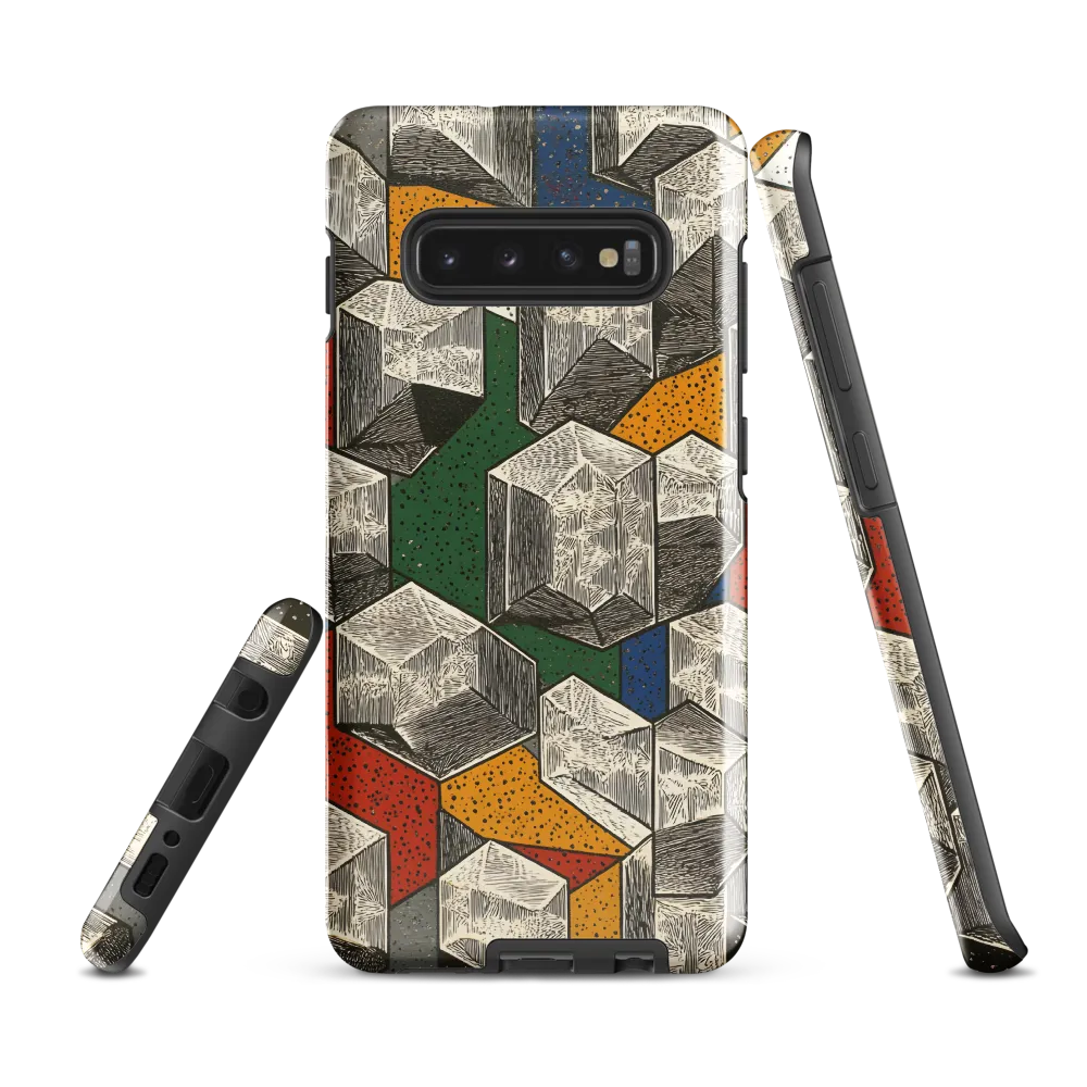 Cubic Dynamics | Phone Case |  S10 Plus | Tough Case | Glossy