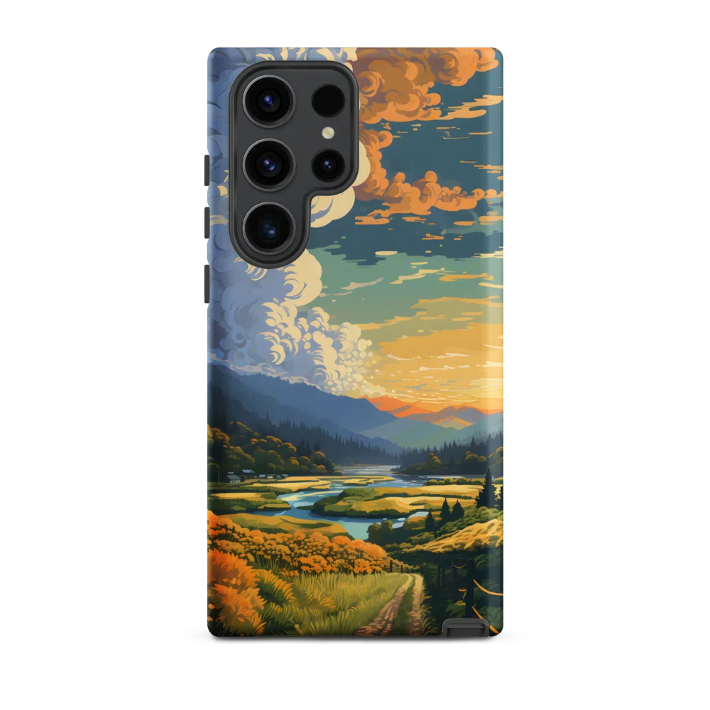 Tranquil Valley at Dusk